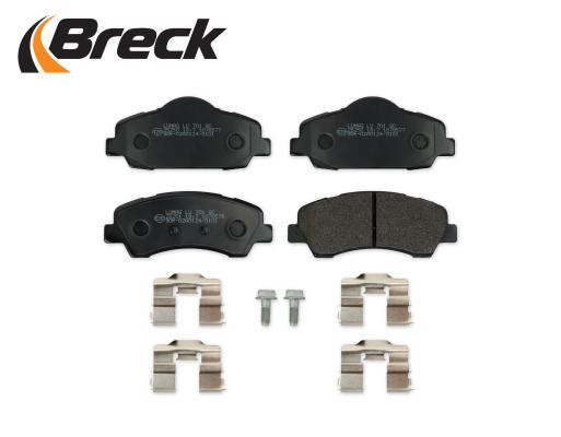 BRECK Bremsbelagsatz, Scheibenbremse